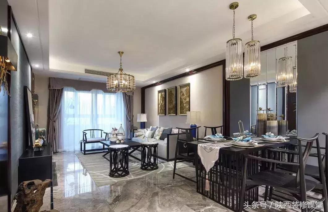 30平方新中式客厅,30款中式客厅高端大气上档次