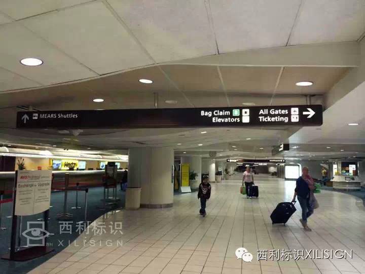 空港观察郑州,航站楼设计标识