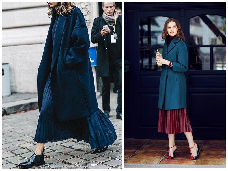 百褶裙层次感,百褶结合的裙子