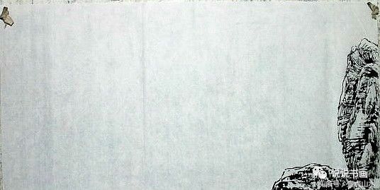 完整山水画绘画过程,各种山水画的基本画法