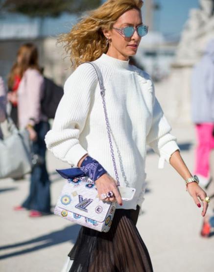 潮流搭配丝巾的多种系法不再单一,秋冬丝巾的时尚系法生活小妙招