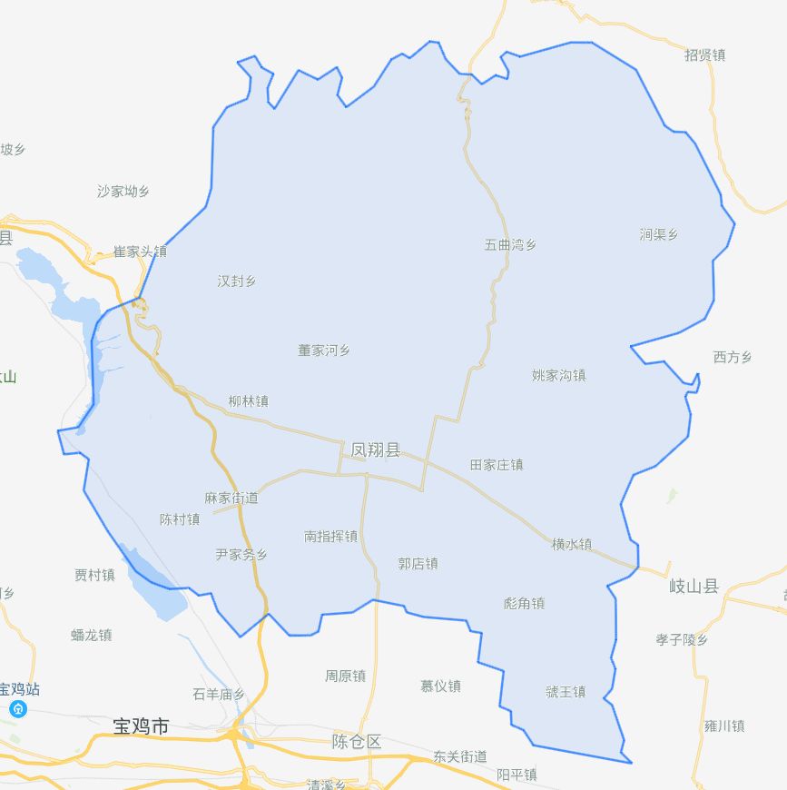 历史名城凤翔,凤翔县古称雍州