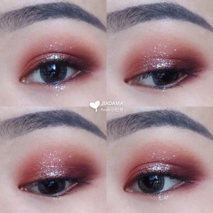 bling亮片眼妆,眼妆blingbling亮片