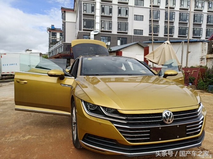 2019款大众cc魅颜提车,新款大众cc实车大气又运动