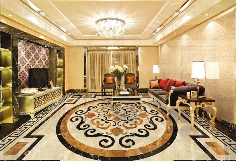 客厅瓷砖整体铺贴有坡度,客厅瓷砖斜着贴好吗