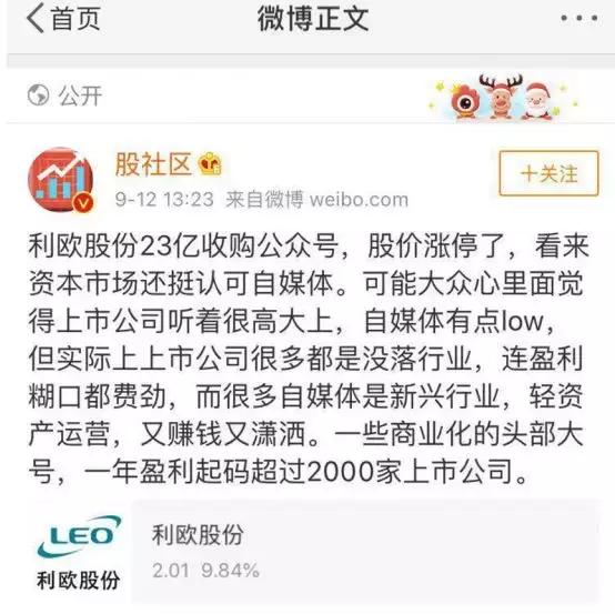 23亿收购微信公号公司75%股权，成立未满3年，交易所审查重点在哪