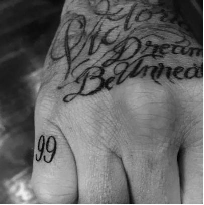 贝克汉姆一身的纹身,贝克汉姆为什么一身的纹身