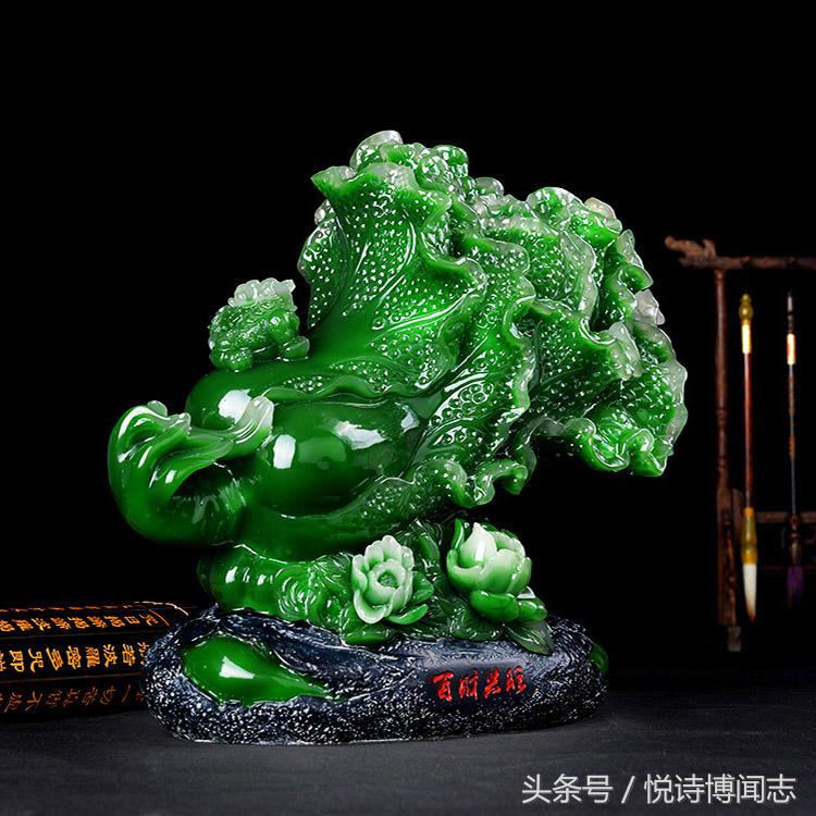 农村中堂什么摆件能招财进宝,纯黄铜六面旋转招财进宝摆件