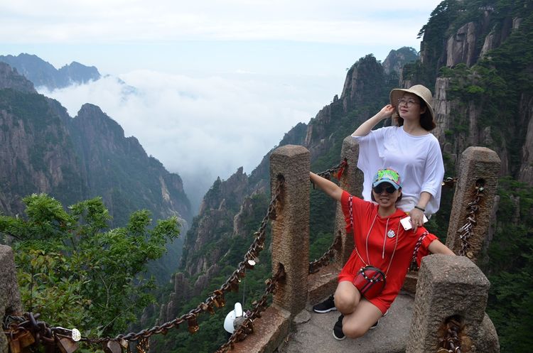 八月的黄山风景,独一无二的一品黄山