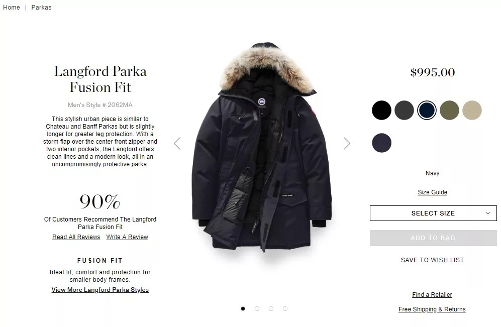 1万一件加拿大鹅卖500元,一万多的加拿大鹅值多少钱