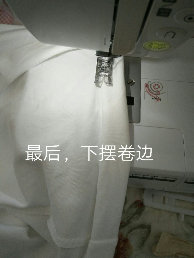 做给暖爸的白色V领长T，附多个男装裁剪图