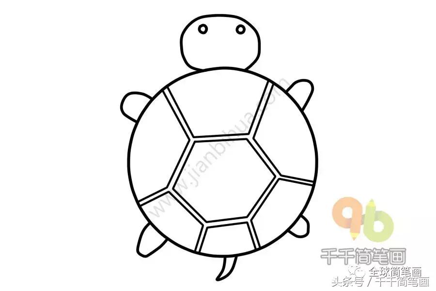 儿童简笔画入门动物0-3岁最简单的,圆形动物简笔画