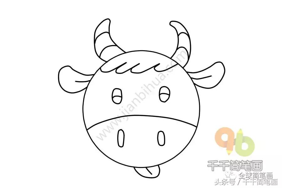 儿童简笔画入门动物0-3岁最简单的,圆形动物简笔画