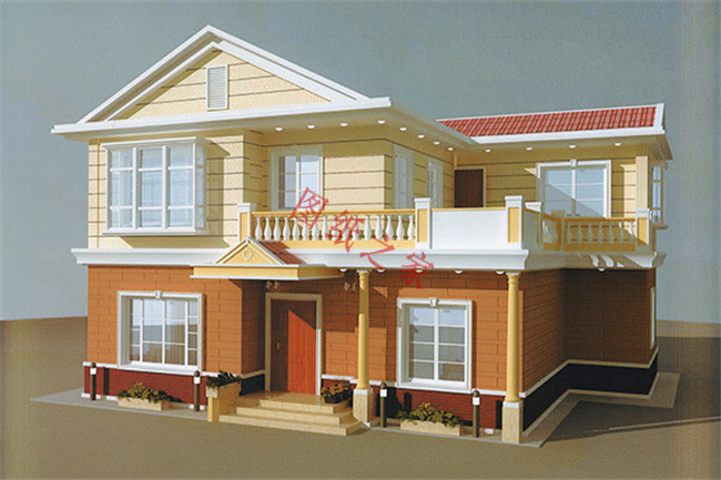50套农村两层别墅效果图,十款经典农村二层半别墅效果图
