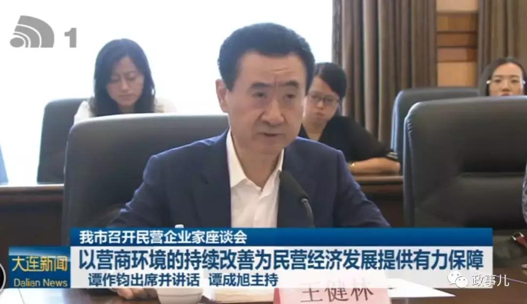 王健林会议照片,王健林合照视频