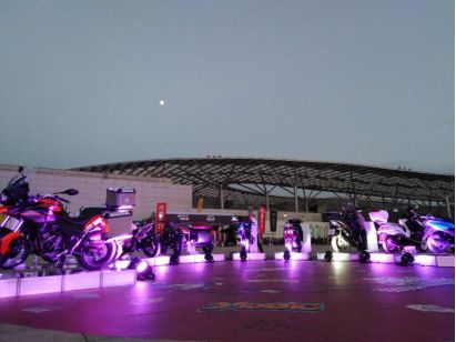 印第安摩托车重庆摩博会,2023中国摩博会特技第一名