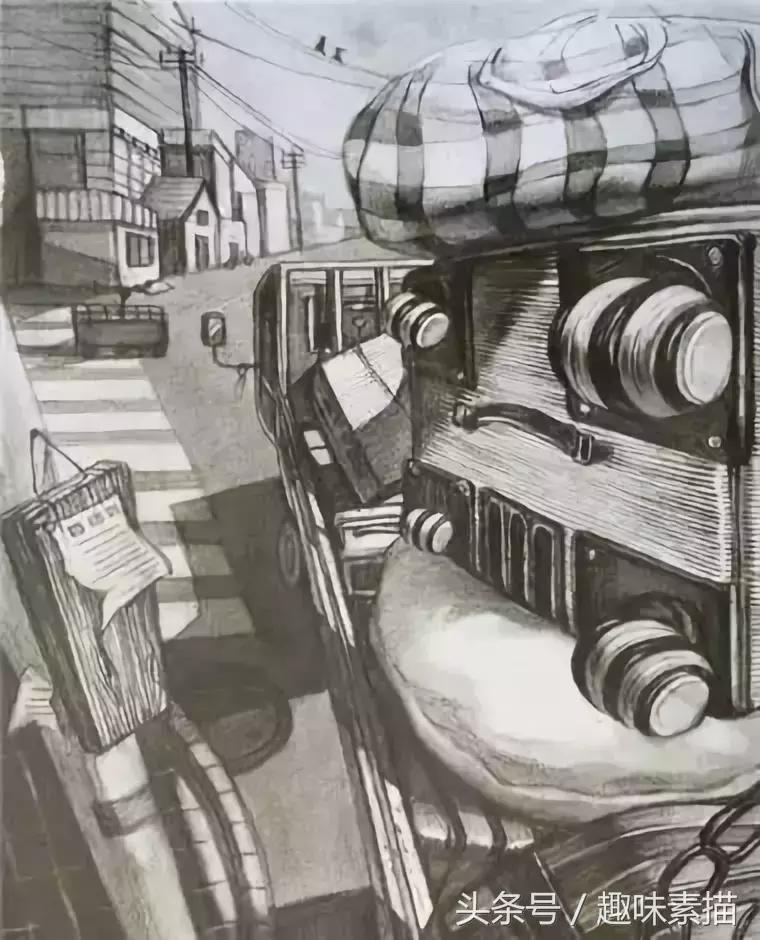 清华美院素描高分卷赏评,清华美院临摹千里江山图