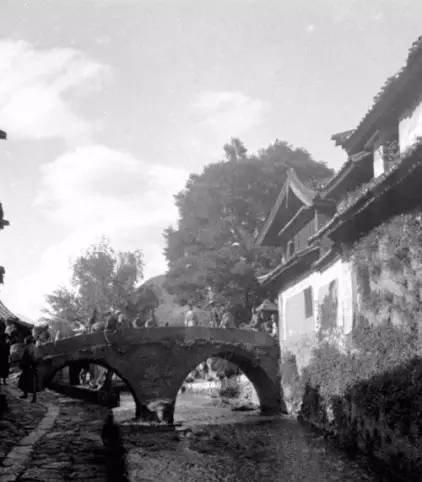 丽江古城老照片90年代,丽江永胜县城老照片