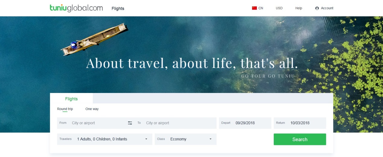 海外站上线机票频道抢先亮相途牛全球化扩张再迈新步伐