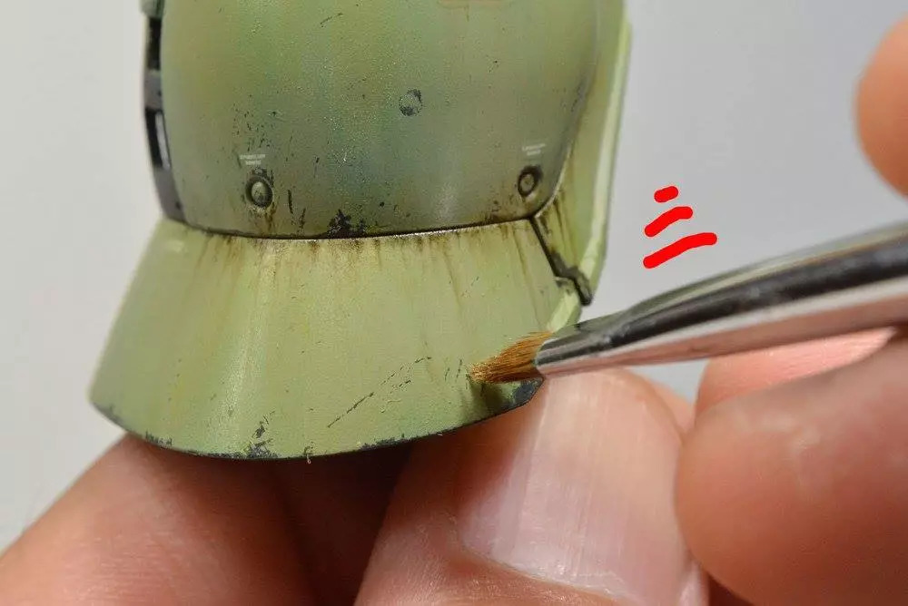 扎古模型拼装过程,高达模型旧化教程