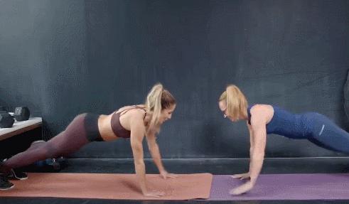 可以一起健身的项目,双人一起健身动作