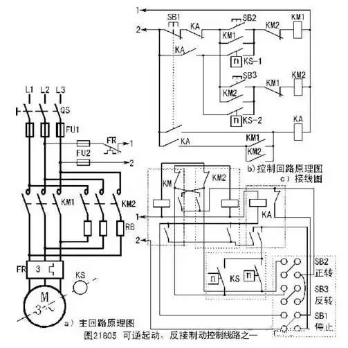 电机正反转控制线路图梯形图,步进电机接线方法和控制线路图