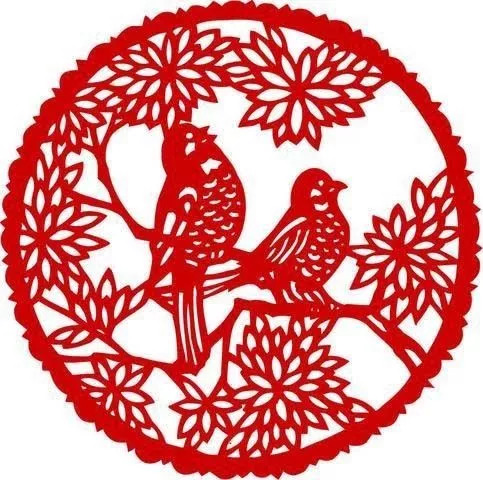 民间剪纸艺术冰墩墩,中国民间剪纸艺术基本步骤和流程