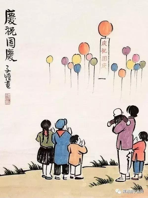 24幅国庆画作大盘点，毛*东泽**亲自题句：“江山如此多娇”