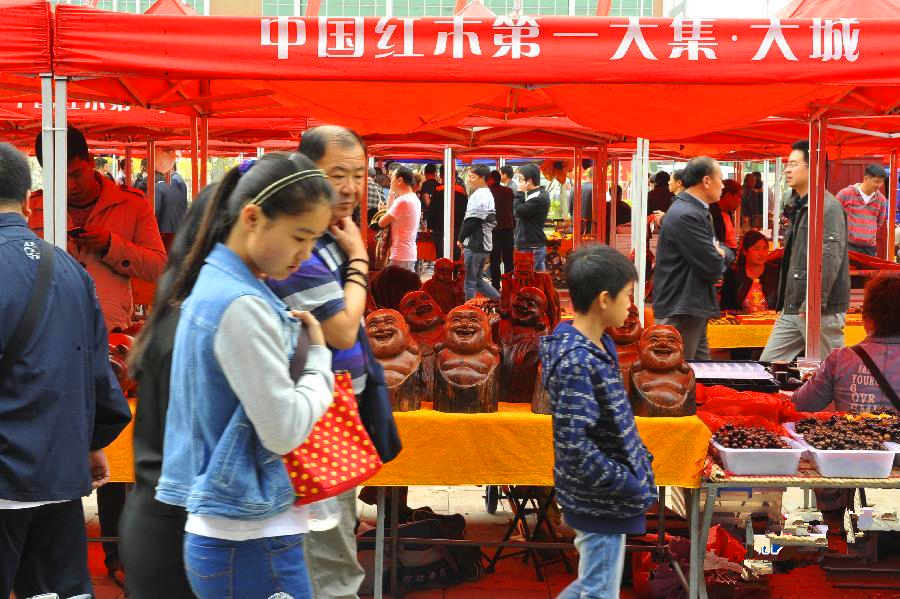 河北廊坊大城中国红木城,中国最大的红木城河北