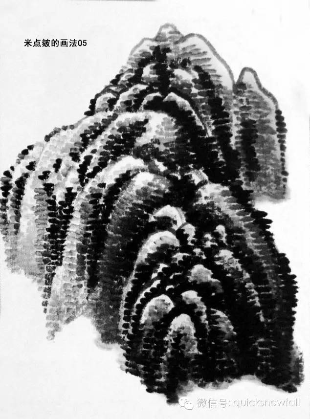 白崇然山水画山石画法合集,山水画技法山石的基本画法解析