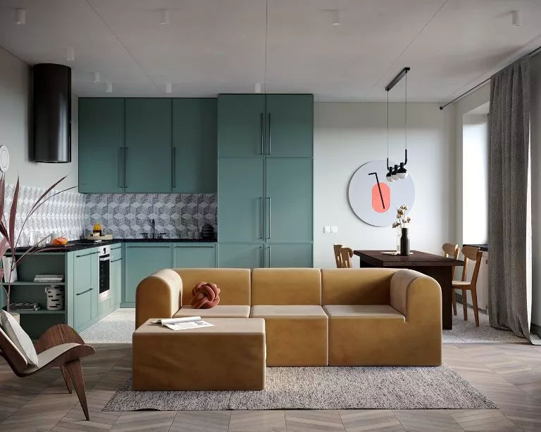 58平方小户型客厅简单节约装修,客厅太小怎么利用