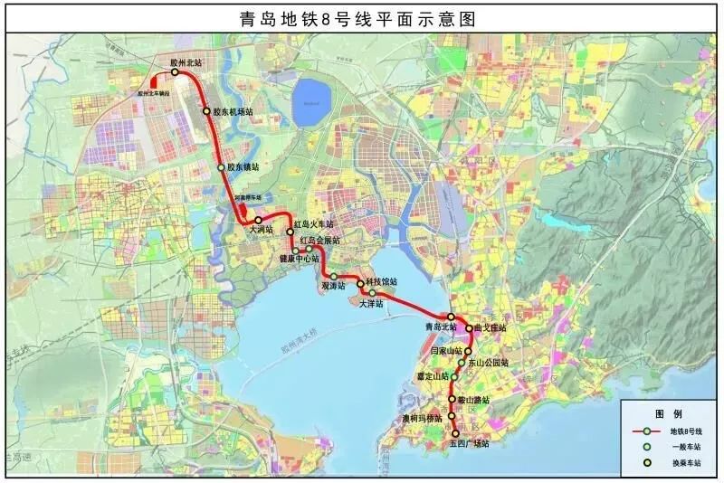 青岛地铁4号线和5号线,青岛地铁5号线与7号线