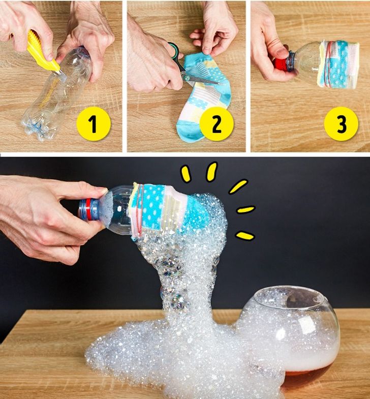 爸爸带着儿子动手做一些小发明,小孩在家做的简单实用小发明