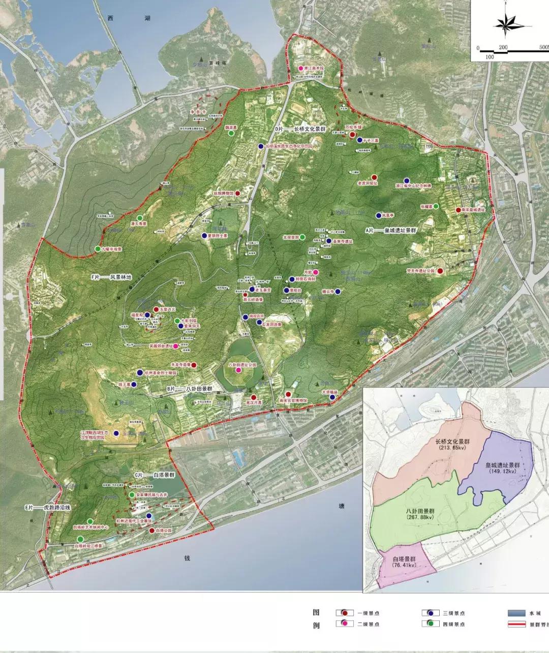 南北方园林造园,中式园林总平面