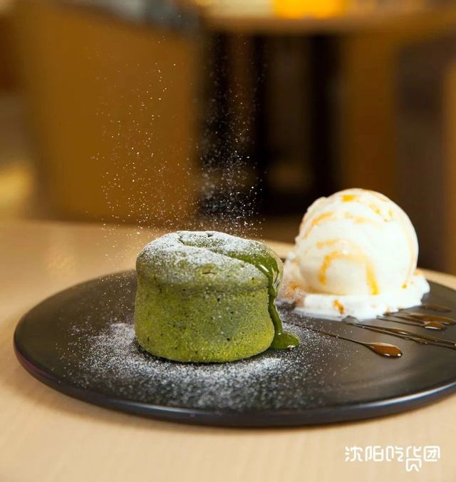 宇治抹茶蜜豆舒芙蕾抖音团购,沈阳绿色抹茶