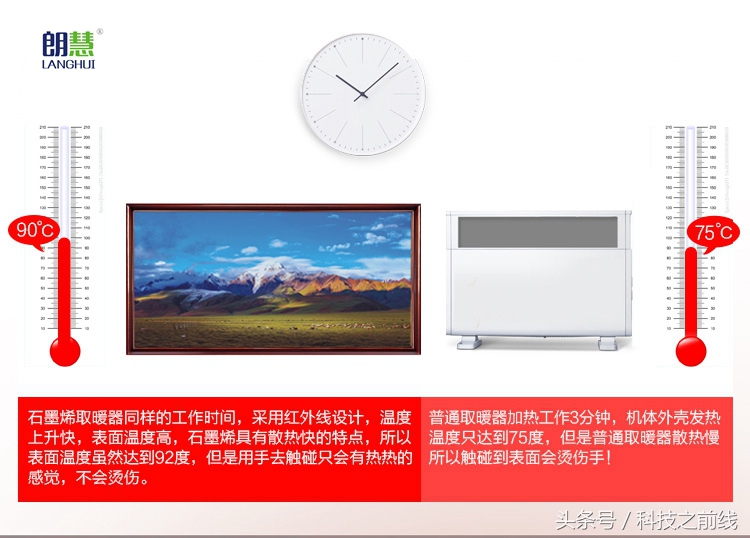 电暖画石墨烯,空调取暖器怎么画