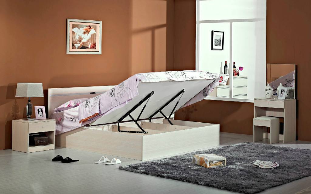 高箱实木床的优缺点,床高箱的好还是低箱的好