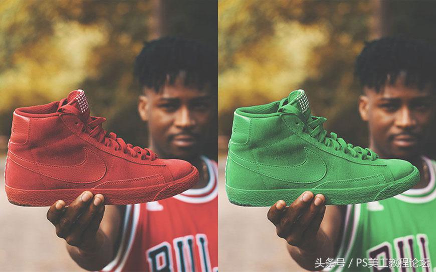 ps替换衣服为指定颜色,ps教你一招快速更改图片文字