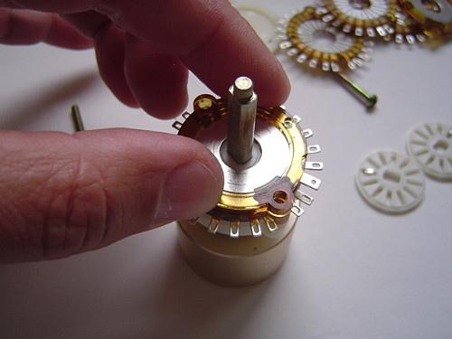 波段开关电位器,步进电位器维修