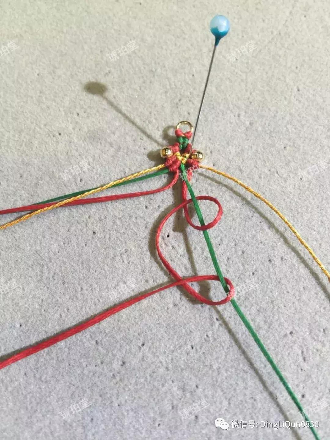 编绳教程铃铛,编绳教程防烫