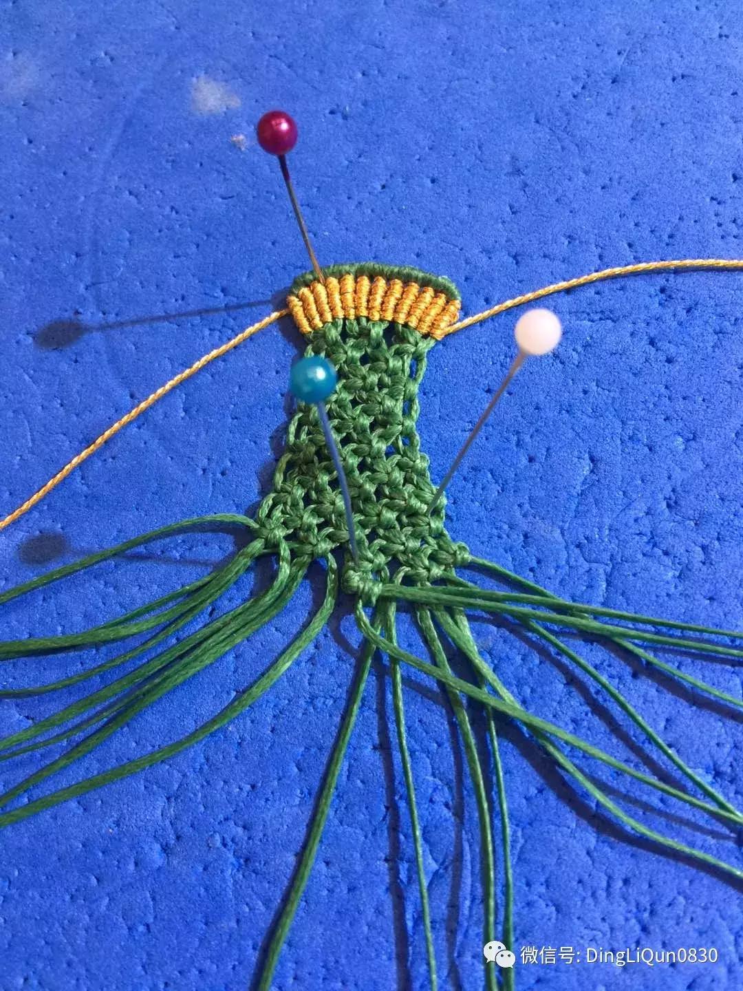 编绳教程铃铛,编绳教程防烫