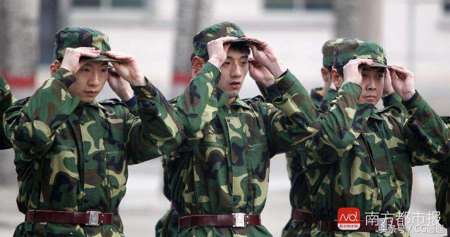 国足集训队军训,国足进入部队军训