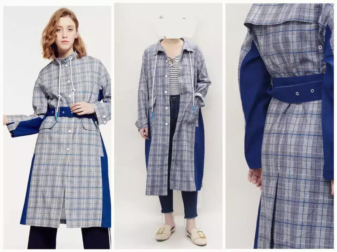 真人版试穿衣服,真人试穿黄金风衣