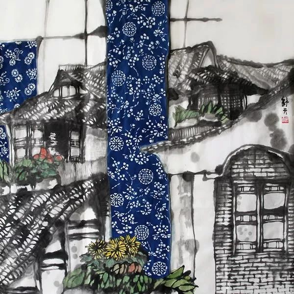 曹天舒水墨画欣赏,曹天舒水墨作品