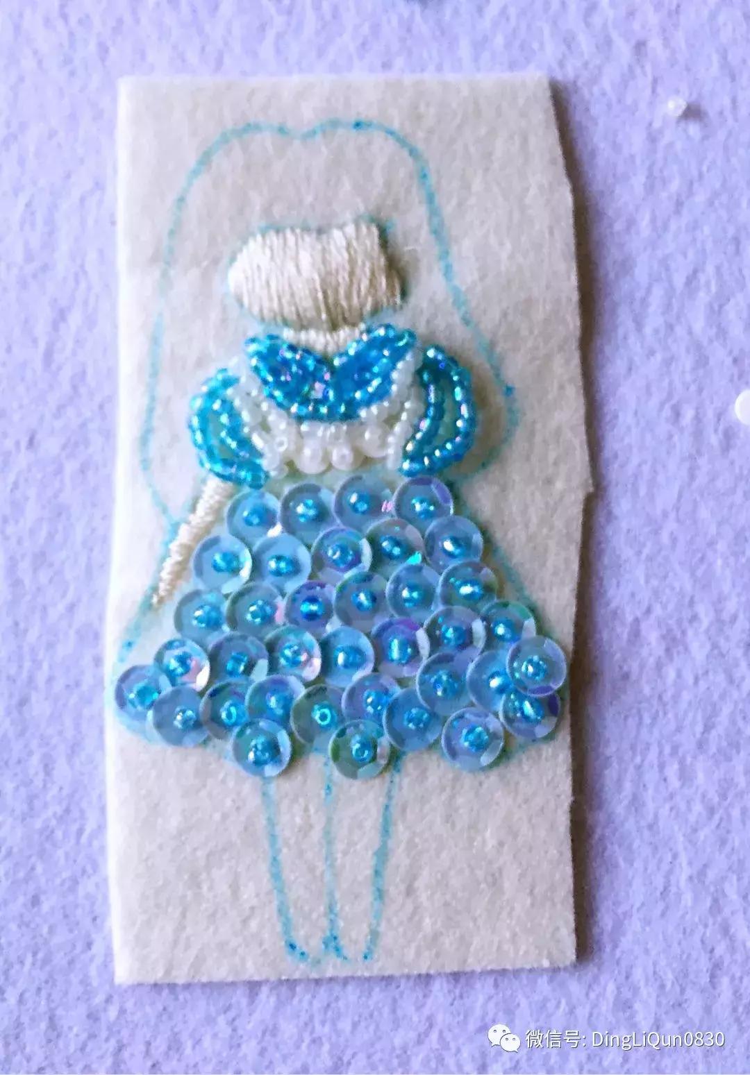 串珠刺绣教程图解,串珠刺绣手工