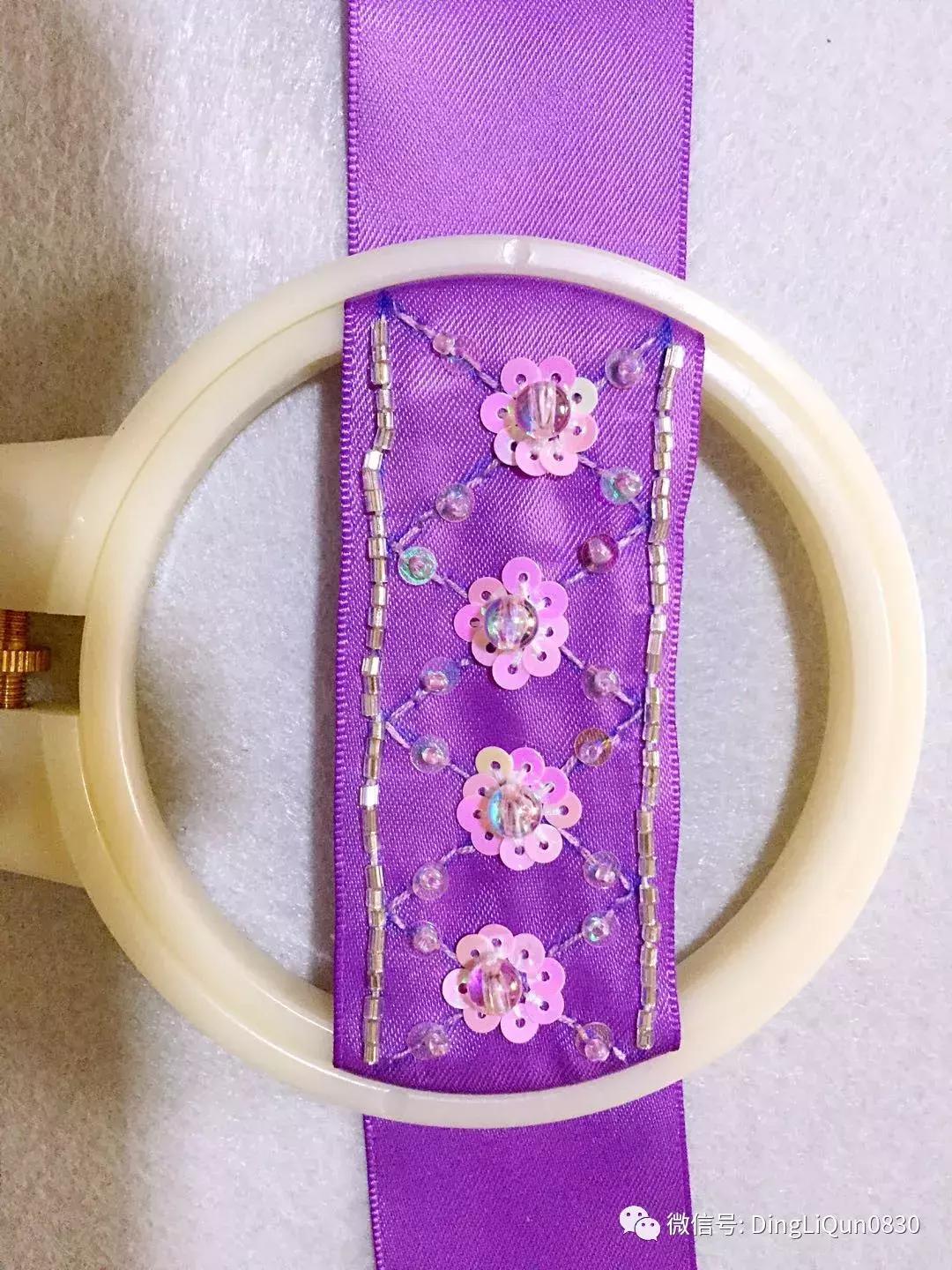 串珠刺绣教程图解,串珠刺绣手工