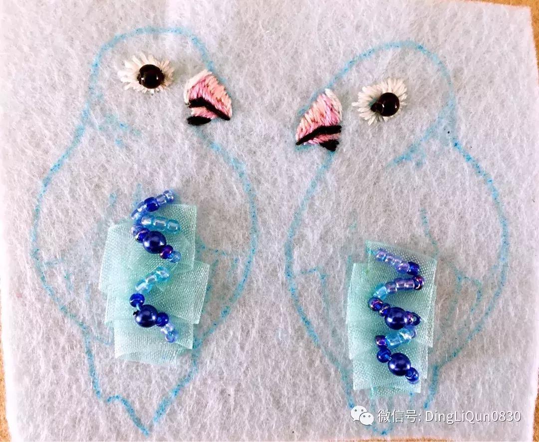 串珠刺绣教程图解,串珠刺绣手工