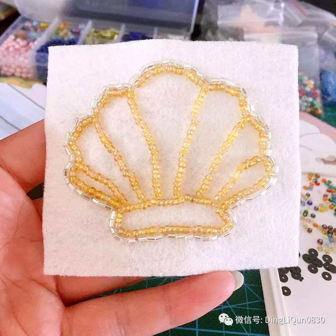 串珠刺绣教程图解,串珠刺绣手工