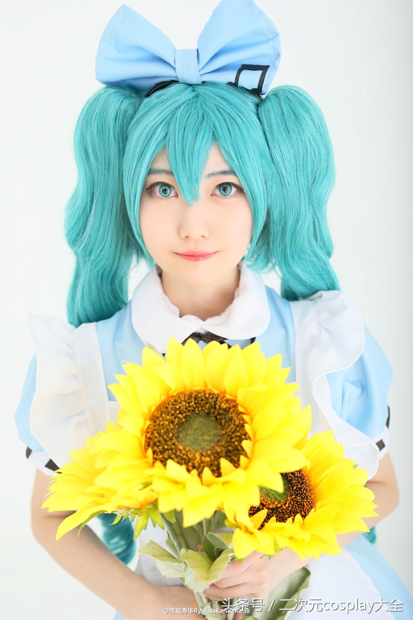 可爱初音未来cos服,初音可爱cos妆