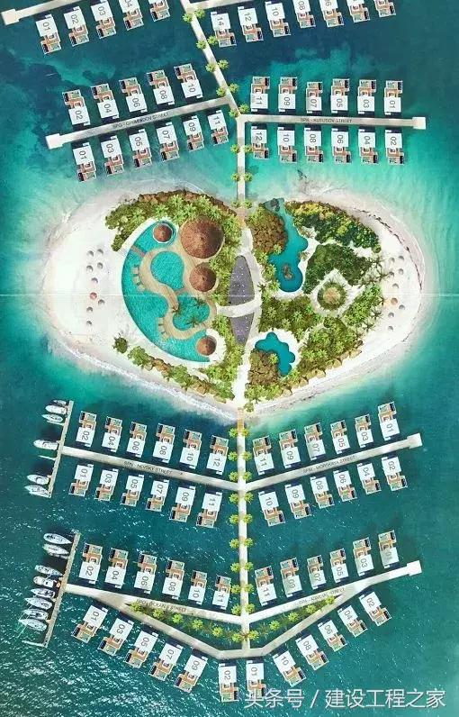 迪拜人工岛建造,迪拜新修的岛屿建筑